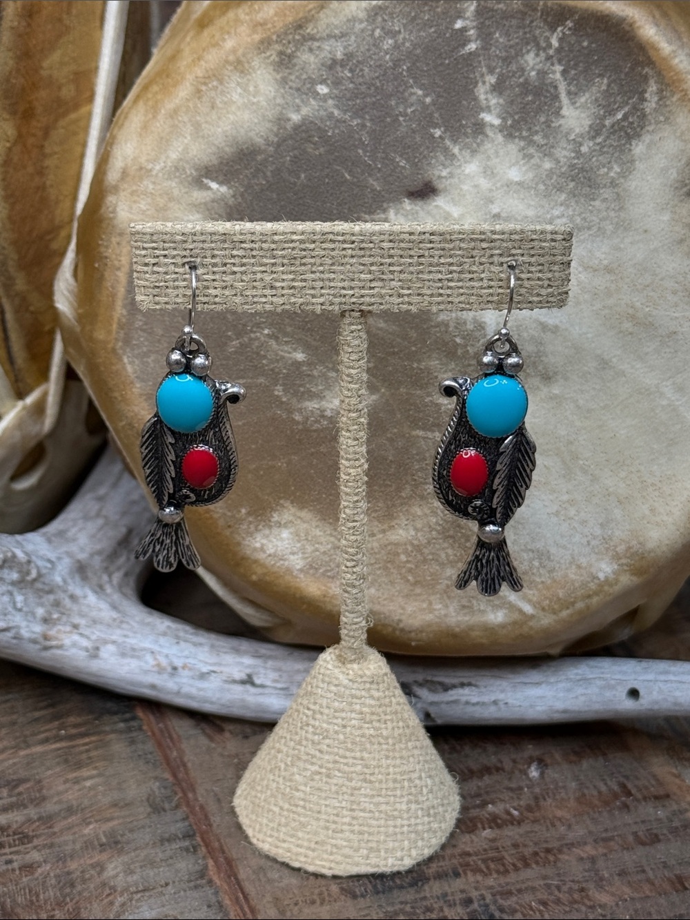 Peyote Bird Earrings